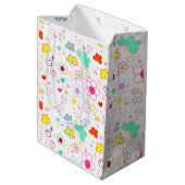 Cadeaupapierontwerp voor geschenk medium cadeauzakje (Achterkant Gekanteld)