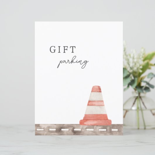 Cadeauparking Custom Party Sign (Staand voorkant)