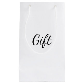 Cadeaupersoonlijke cadeautas - Klein, glanzend