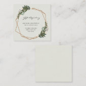 Cadeauregister Genderneutraal geometrisch Baby sho Informatiekaartje (Voorkant / Achterkant)