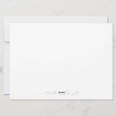 Cadeauruil Uitnodiging voor vakantie 6,5 inch x 8, (Achterkant)