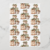 Cadeauruil Witte Olifant Party uitnodiging (Achterkant)