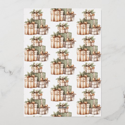 Cadeauruil Witte Olifant Party uitnodiging (Achterkant)