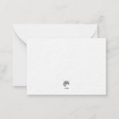 Cadeauruimte, theedoek notitiekaartje (Achterkant)