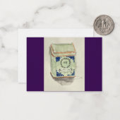 Cadeauruimte, theedoek notitiekaartje (Voorkant / Achterkant in situ)