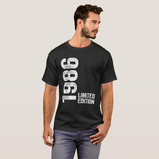 Cadeaus 40 jaar oude Retro Gift Limited Edition Gr T-shirt (Voorkant volledig)