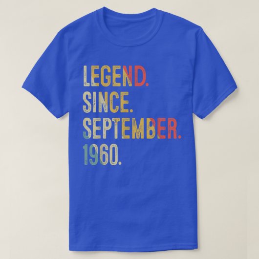 Cadeaus 62 Jaar Oud 62e Verjaardag Legende Sinds S T-shirt (Design voorkant)