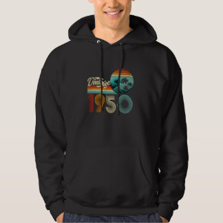 Cadeaus 75 Jaar oud Vintage Geboren in 1950 75ste Hoodie