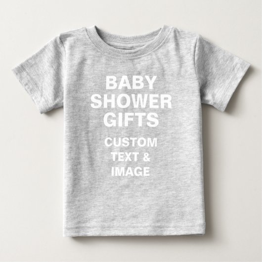 Cadeaus aangepast Baby T-Shirt Baby shower (Voorkant)