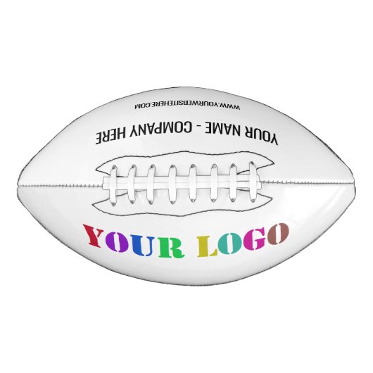 Cadeaus aangepast Logo tekst Football voor zakelij (Voorkant)