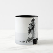 Cadeaus aangepaste foto-Mok Tweekleurige Koffiemok (Center)