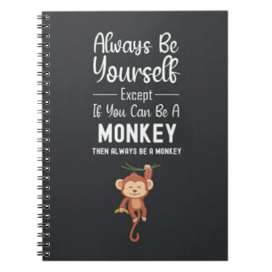 Cadeaus Aapjes Dier Fun Humor Cartoon Notitieboek