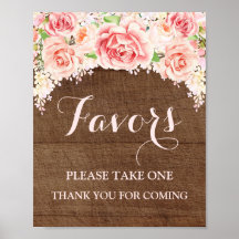 Cadeaus Baby Shower Bord Roze Waterverf Hout