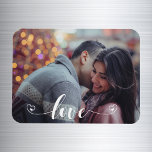 Cadeaus Custom Photo Love Magnet Weddenschap Jubil Magneet<br><div class="desc">Dit ontwerp is gemaakt met behulp van digitale kunst. Het kan in het gebied worden aangepast door de klik aan te passen en de naam, initialen of woorden aan te passen. U kunt de tekstkleur en de stijl ook veranderen of de tekst voor een slechts ontwerp van het afbeelding schrappen....</div>