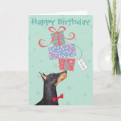 Cadeaus Doberman Kaart (Voorkant)