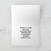 CADEAUS EN FEESTEN ALLEEN VOOR JOU! KAART (Binnen)