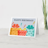 CADEAUS EN FEESTEN ALLEEN VOOR JOU! KAART (Voorkant)