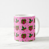 Cadeaus en Holly_pink Koffiemok (Voorkant rechts)
