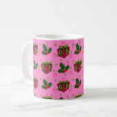 Cadeaus en Holly_pink Koffiemok (Voorkant links)