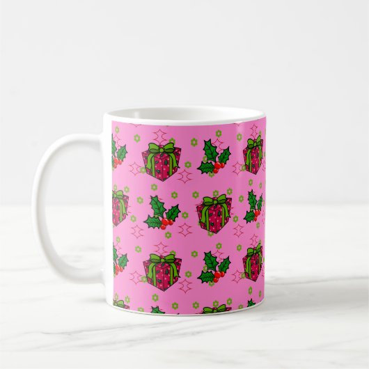 Cadeaus en Holly_pink Koffiemok (Links)