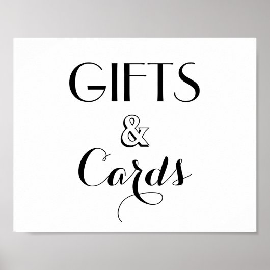 Cadeaus en Kaarten Berichten Poster (Voorkant)