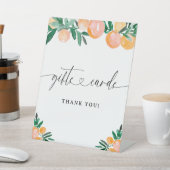 Cadeaus en Kaarten Little Cutie Citrus Baby shower Reclamebord Met Voetstuk (Insitu)