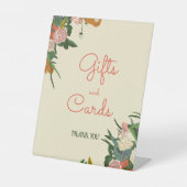 Cadeaus en Kaarten Reclamebord Met Voetstuk (Voorkant)