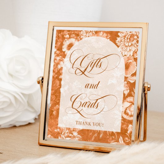 Cadeaus en Kaarten Terracotta Bord Poster