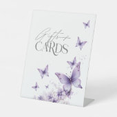 Cadeaus en Kaarten Vlinders Vrijgezellenfeest Reclamebord Met Voetstuk (Voorkant)