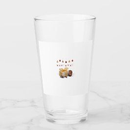Cadeaus en kerstballen glas