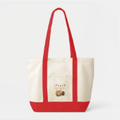 Cadeaus en kerstballen tote bag (Voorkant)