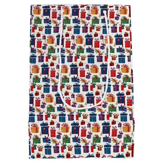 Cadeaus Galore Meerkleurig Medium Cadeauzakje (Achterkant)