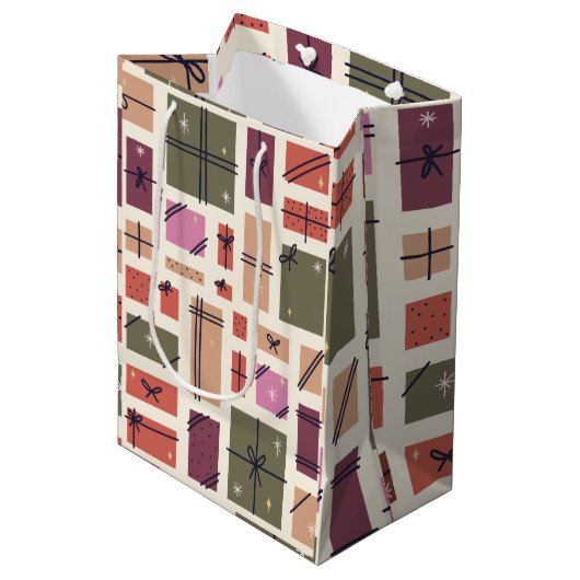  Cadeaus Gift Bag Medium Cadeauzakje (Voorkant Gekanteld)