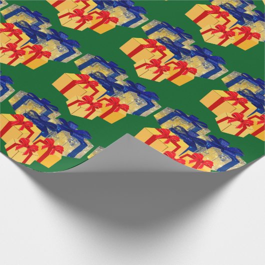 Cadeaus-groenboek Cadeaupapier (Hoek)