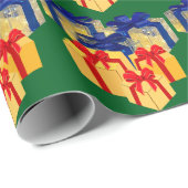 Cadeaus-groenboek Cadeaupapier (Rol Hoek)