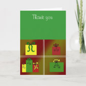 Cadeaus - Hartelijk dank Bedankkaart (Voorkant)