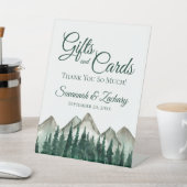 Cadeaus & Kaarten Bergen & Dennen Bedankt Reclamebord Met Voetstuk (Insitu)