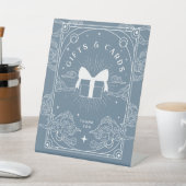Cadeaus & Kaarten Blue Tarot Baby shower Reclamebord Met Voetstuk (Insitu)