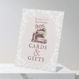 Cadeaus & kaarten Nieuw hoofdstuk oude boeken baby Reclamebord Met Voetstuk