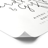 Cadeaus Kaarten Teken Minimal Boho Kleding Baby sh Poster (Hoek)