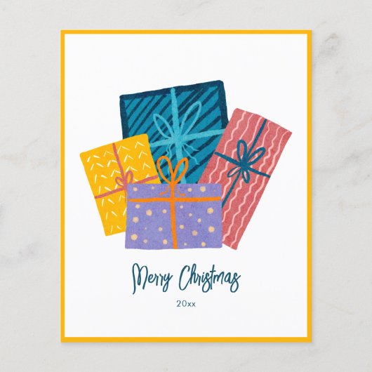 Cadeaus Kerst Spel Geheim Santa Questionnaire (Achterkant)