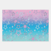 Cadeaus, kerstpapier, verpakking, kerstdecor inpakpapier vel (Voorkant)