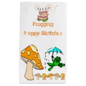 Cadeaus Kikker paddenstoel Klein Cadeauzakje (Voorkant)