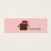  cadeaus - Label met cadeau Mini Visitekaartjes (Achterkant)