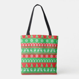 Cadeaus met Deeps Nieuwjaar Pixel art Canvas tas