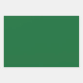 Cadeaus met groene en witte kerst inpakpapier vel (Voorkant 3)