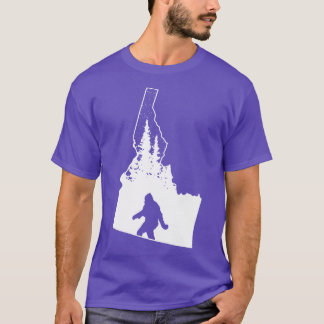 Cadeaus met kaart van Idaho T-shirt