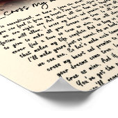 Cadeaus met paar | Voor mijn zielgenoot kruis ik m Poster (Hoek)