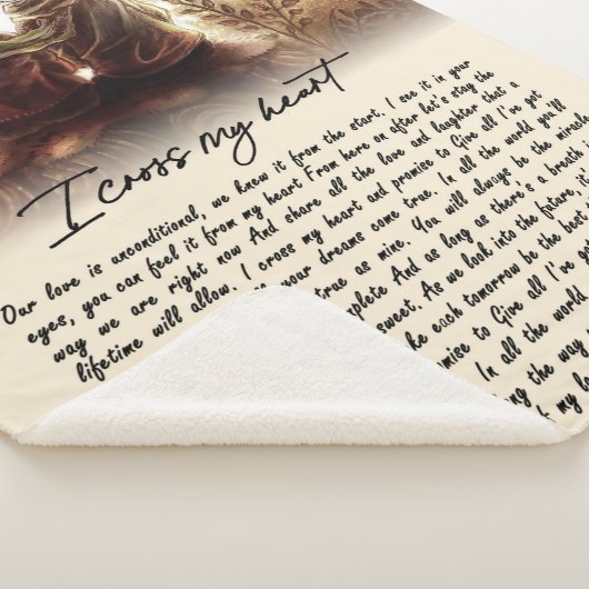 Cadeaus met paar | Voor mijn zielgenoot kruis ik m Sherpa Deken (3/4)