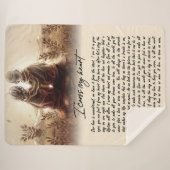 Cadeaus met paar | Voor mijn zielgenoot kruis ik m Sherpa Deken (Voorkant (horizontaal))